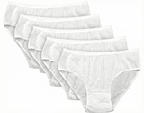 5pcs Mens Disposable Underwear Undies in XL/XXL (100% Cotton)	