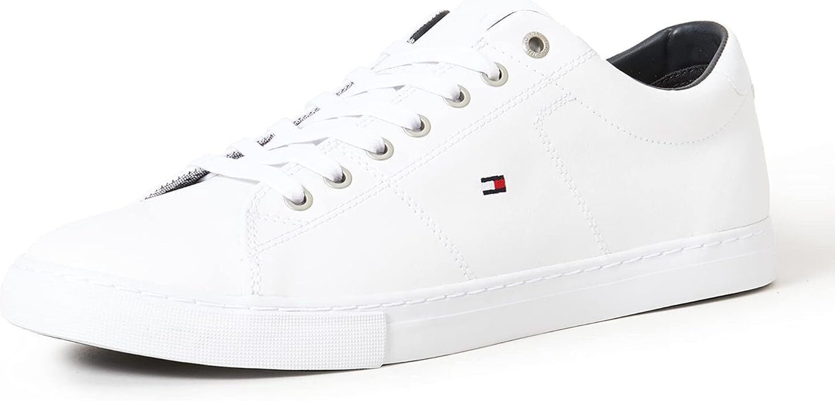 Tommy Hilfiger Essential Mens Leather Sneakers - White