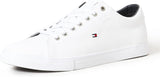 Tommy Hilfiger Essential Mens Leather Sneakers - White