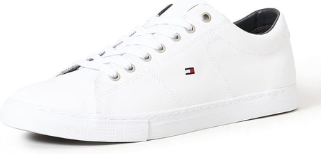Tommy Hilfiger Essential Mens Leather Sneakers - White