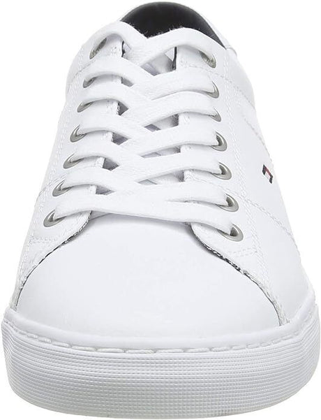 Tommy Hilfiger Essential Mens Leather Sneakers - White
