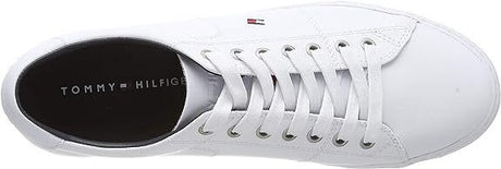 Tommy Hilfiger Essential Mens Leather Sneakers - White