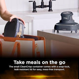 Ninja Crispi 4-in-1 Portable Glass Air Fryer w/ 2 Containers - Cyberspace (FN101GY)