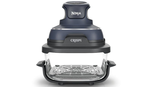 Ninja Crispi 4-in-1 Portable Glass Air Fryer w/ 2 Containers - Cyberspace (FN101GY)
