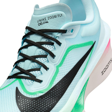 Nike Zoom Fly 6 Mens Road Racing Shoes - Glacier Ice/Black (Athletic Sneakers/Runners)