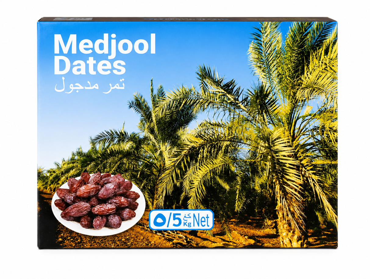 5kg Organic Bio Medjool Dates - 1 Box