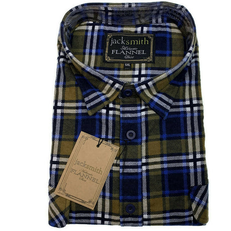 Mens Half Placket Flannelette Long Sleeve Pullover Shirt 100% Cotton Check Authentic Flannel - Deep Red