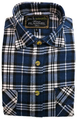 Mens Half Placket Flannelette Long Sleeve Pullover Shirt 100% Cotton Check Authentic Flannel - Red