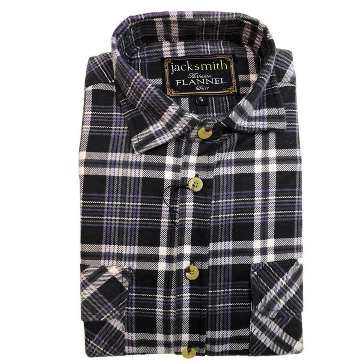 Mens Half Placket Flannelette Long Sleeve Pullover Shirt 100% Cotton Check Authentic Flannel - Burgundy