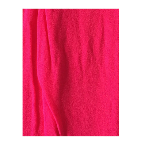 6x Womens Hot Pink Footless Tights Bulk Pack - Fluro Bright Stretch Polyester Hosiery (Dance/Party Costume)