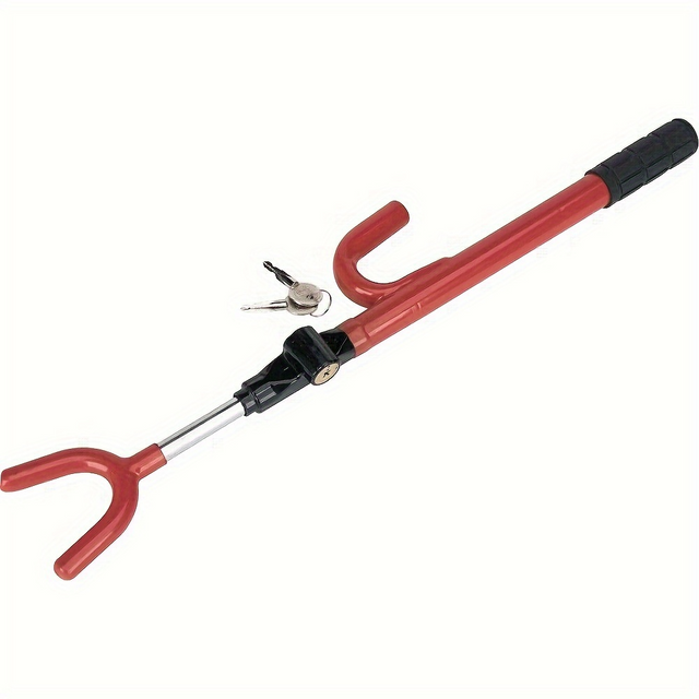 Steering Wheel Lock The Club Twin Hooks Anti Theft Universal Auto Van Truck SUV