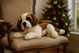 Bocchetta Fergie 62cm Lying St Bernard Plush Toy (Realistic Stuffed Animal Dog Gift)