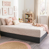 Park Avenue 175 GSM Egyptian Cotton Flannelette Kids Fitted Sheet & Pillowcase Set - Bloomsbury