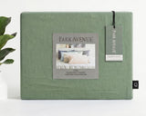 Park Avenue 175 GSM Egyptian Cotton Flannelette Kids Fitted Sheet & Pillowcase Set - Juniper