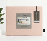 Park Avenue 175 GSM Egyptian Cotton Flannelette Kids Fitted Sheet & Pillowcase Set - Rose