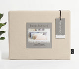 Park Avenue 175 GSM Egyptian Cotton Flannelette Fitted Sheet & Pillowcase Set - Sand
