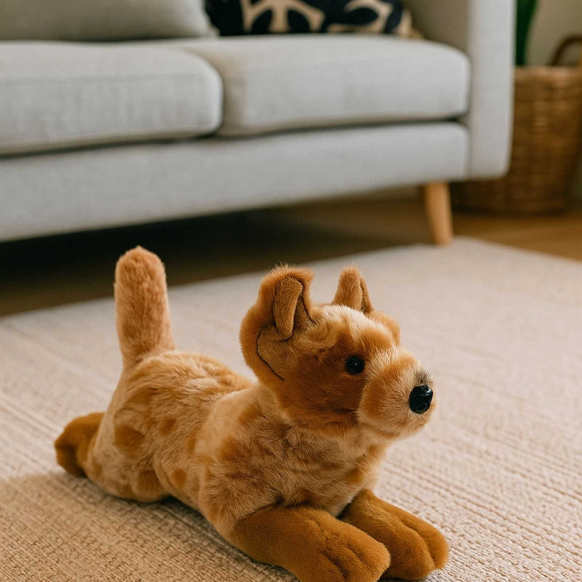 Bocchetta Flame 28cm Floppy Red Heeler Cattle Dog Puppy Plush Toy (Australian Stuffed Animal Gift)