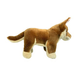 Bocchetta Frazer 25cm Standing Dingo Plush Toy - Tan (Australian Stuffed Animal Souvenir Gift)