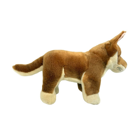 4x Bocchetta Frazer 25cm Standing Dingo Plush Toy Bulk Pack - Tan (Australian Stuffed Animal Souvenir Gift)