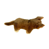 Bocchetta Frazer 25cm Standing Dingo Plush Toy - Tan (Australian Stuffed Animal Souvenir Gift)