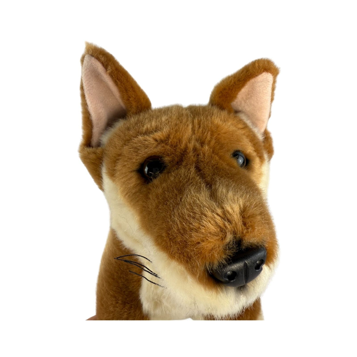 Bocchetta Frazer 25cm Standing Dingo Plush Toy - Tan (Australian Stuffed Animal Souvenir Gift)