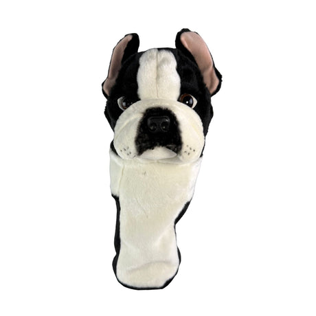 Bocchetta French Bulldog Plush Golf Club Head Cover - Black/White (Novelty Animal Golfer Gift)