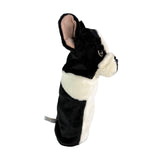 Bocchetta French Bulldog Plush Golf Club Head Cover - Black/White (Novelty Animal Golfer Gift)