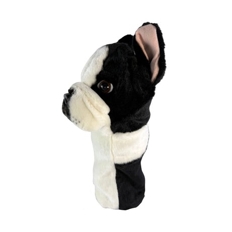 Bocchetta French Bulldog Plush Golf Club Head Cover - Black/White (Novelty Animal Golfer Gift)