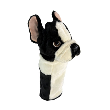 Bocchetta French Bulldog Plush Golf Club Head Cover - Black/White (Novelty Animal Golfer Gift)