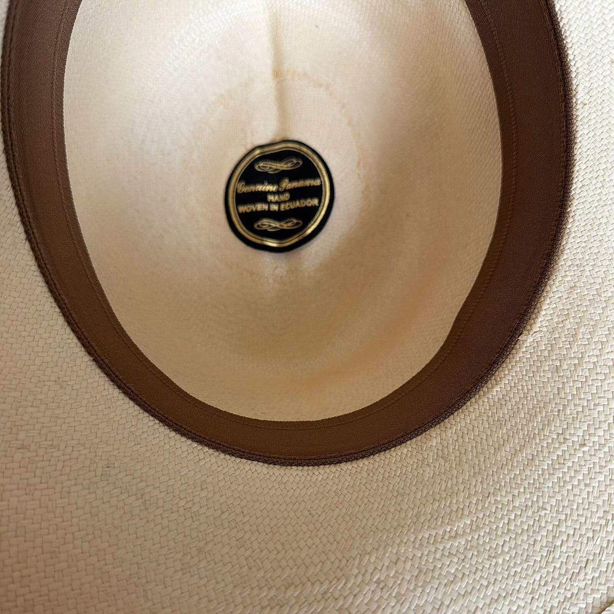 Genuine Handwoven Grade 8 Panama Straw Fedora Hat - Ivory (Made in USA)