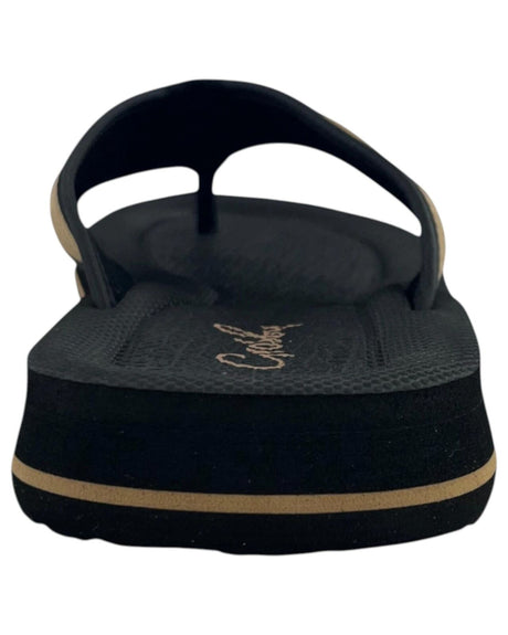 Grosby New Husky Mens Thongs - Khaki/Black (Flip Flops/Sandals)