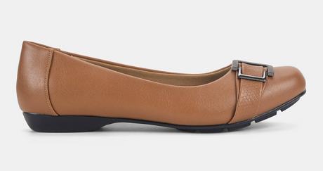 Panache Womens Katoa Ballet Flats - Tan (Classic Casual Shoes)