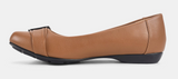 Panache Womens Katoa Ballet Flats - Tan (Classic Casual Shoes)