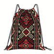 Traditional Ukrainian Ukrainian Cultural Backpack Tote Bag with Drawstring Closure