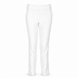 Greg Norman Womens Perfect Fit Slimming Pants - White (Stretch Trousers)