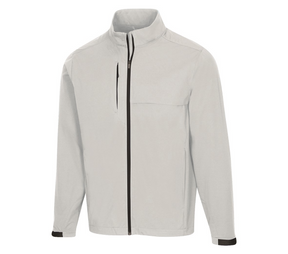 Greg Norman Weatherknit Full Zip Jacket in Shark Grey