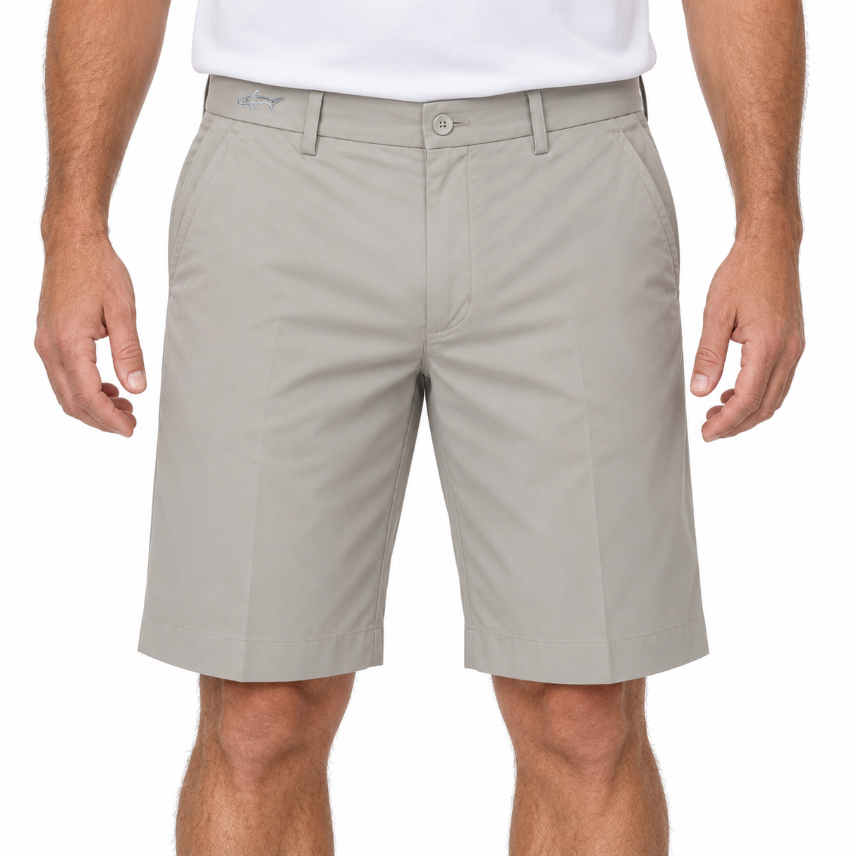Greg Norman Collection Men's ML75 Hybrid Flat Front Shorts in Bamboo - 30
