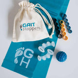 Gait Happens Foot Health Kit (Toe Spacers, Toe Strengtheners, Mobility Ball & Resistance Band)
