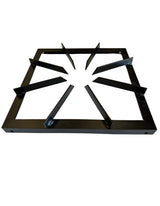 Heavy Duty Metal Gas Burner Stand - Black - 38x38x10cm (BBQ)