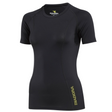 Diadora Ladies Compression Short Sleeve Fitness Top - Black (Gym Yoga)