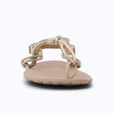 Xero Womens Genesis Leather Barefoot Sandals - Gold Metallic (Zero Drop)