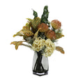 63cm Hydrangea & Croton Mixed Arrangement Artificial Flowers Plant Decor