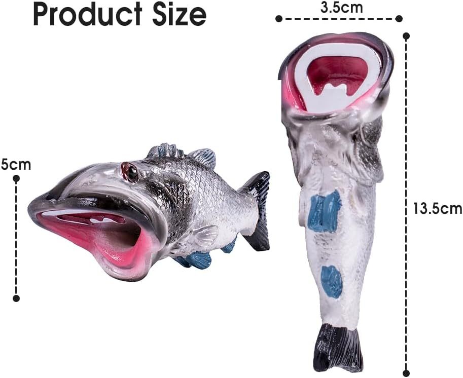 Kingfish Fish Jar Can Beer Bottle Opener