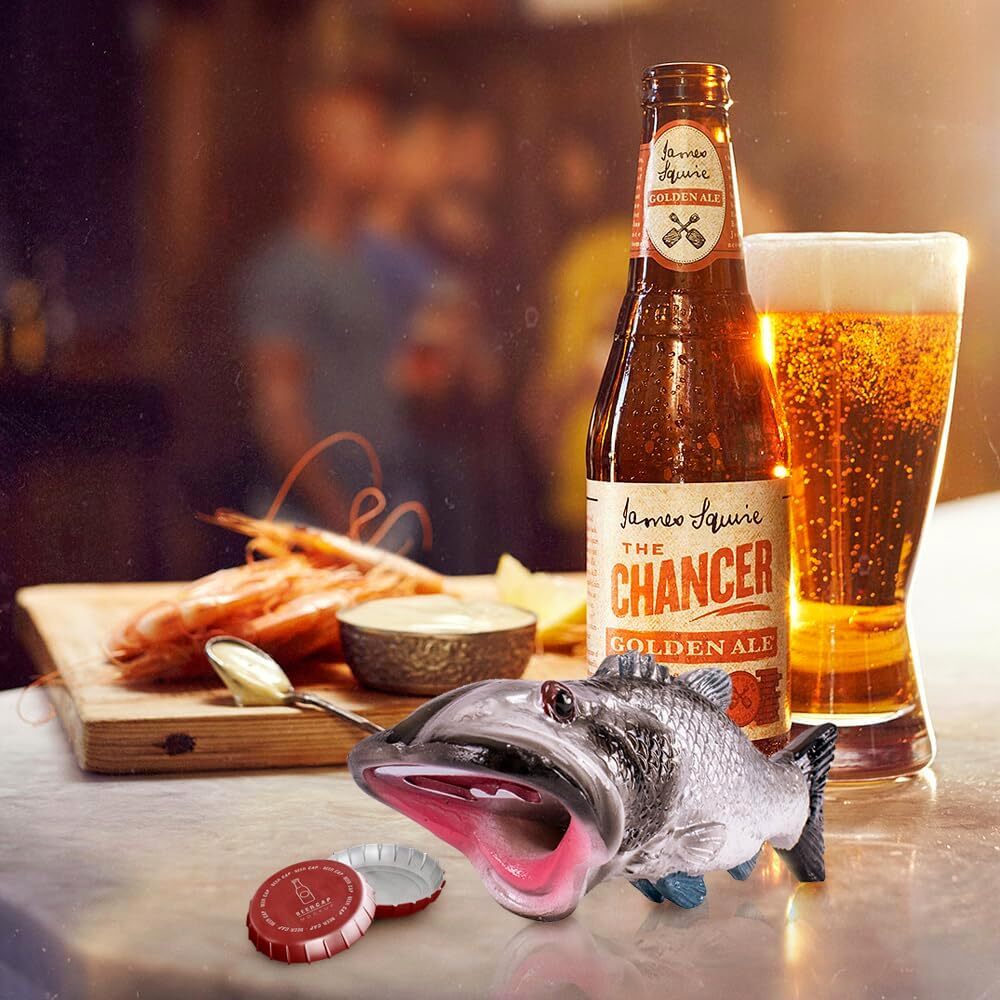 Kingfish Fish Jar Can Beer Bottle Opener