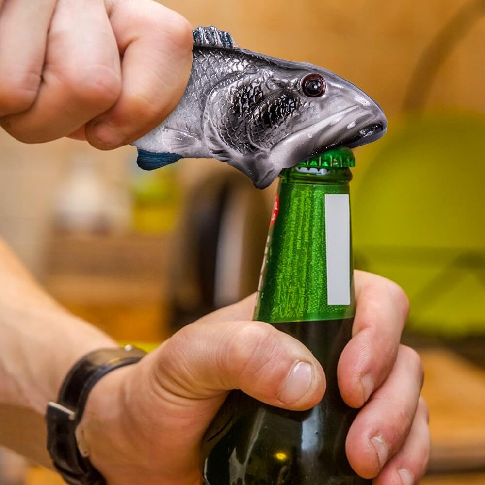 Kingfish Fish Jar Can Beer Bottle Opener