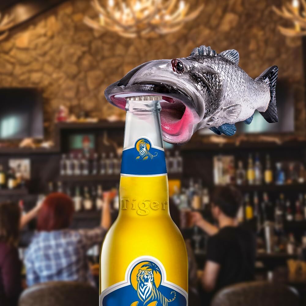 Kingfish Fish Jar Can Beer Bottle Opener