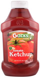 1.8L Glicks Jumbo Kosher Tomato Ketchup - Product of USA (4lb/64oz)