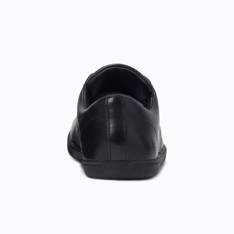 Xero Mens Glenn Dress Barefoot Leather Shoes - Black (Zero Drop)