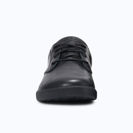 Xero Mens Glenn Dress Barefoot Leather Shoes - Black (Zero Drop)