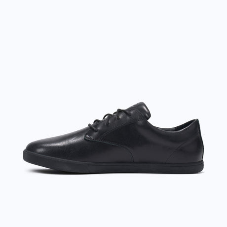 Xero Mens Glenn Dress Barefoot Leather Shoes - Black (Zero Drop)